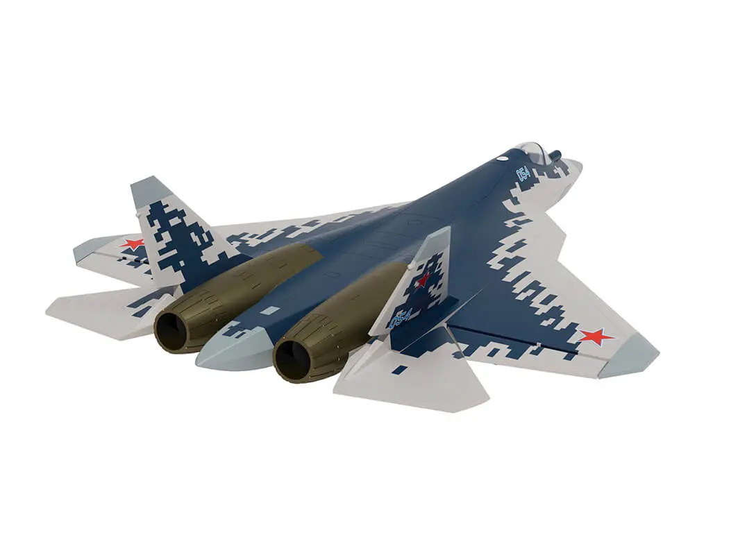 Xfly Twin 40mm Su-57 Edf 700mm Jet Without Tx/Rx/Batt – RC Planes