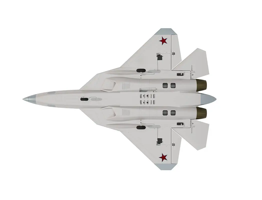 Xfly Twin 40mm Su-57 Edf 700mm Jet Without Tx/Rx/Batt – RC Planes