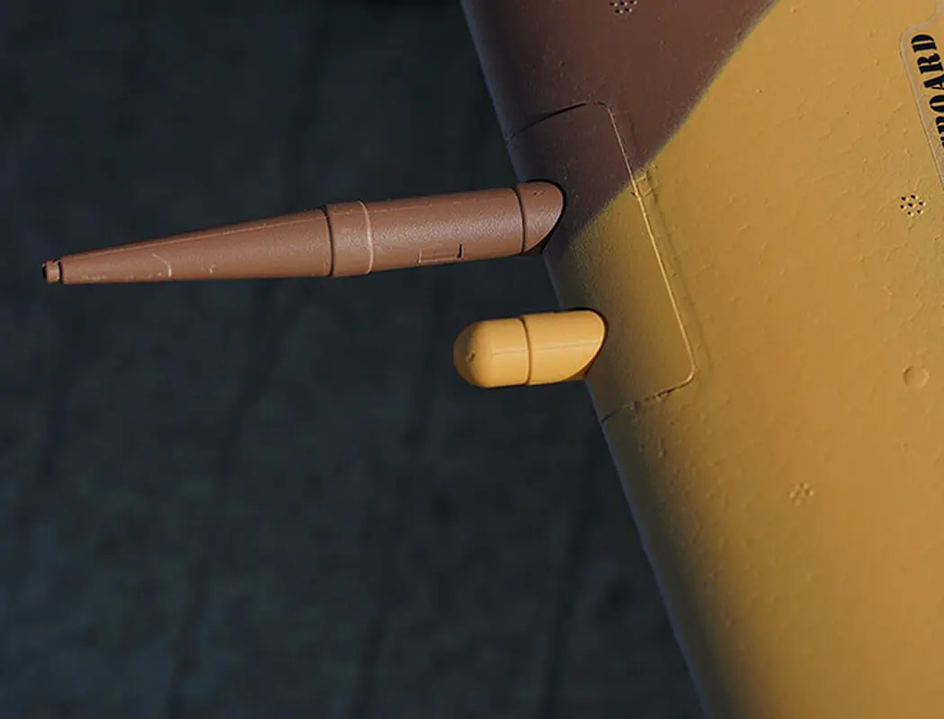 Xfly Supermarine Spitfire Mkix Brown 1200mm No Landing Gear Without Tx/Rx/Bat – RC Planes