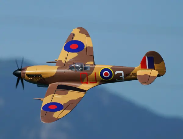 Xfly Supermarine Spitfire Mkix Brown 1200mm No Landing Gear Without Tx/Rx/Bat – view 8