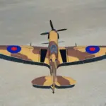Xfly Supermarine Spitfire Mkix Brown 1200mm No Landing Gear Without Tx/Rx/Bat – RC Planes