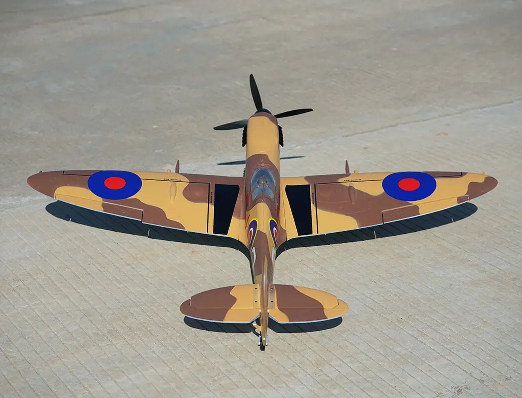Xfly Supermarine Spitfire Mkix Brown 1200mm No Landing Gear Without Tx/Rx/Bat – RC Planes