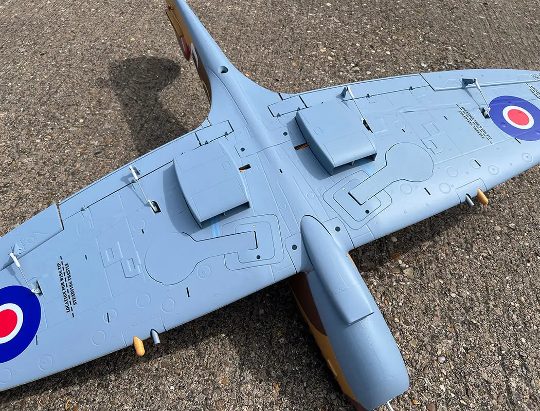 Xfly Supermarine Spitfire Mkix Brown 1200mm No Landing Gear Without Tx/Rx/Bat – RC Planes