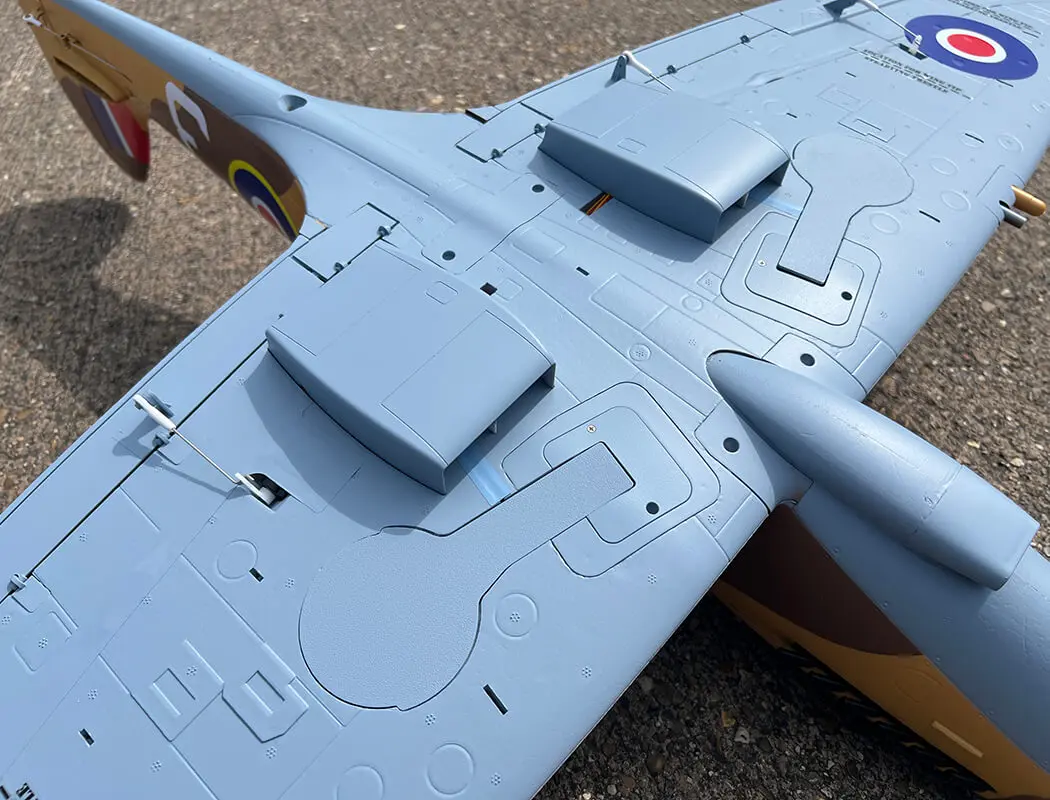 Xfly Supermarine Spitfire Mkix Brown 1200mm No Landing Gear Without Tx/Rx/Bat – RC Planes