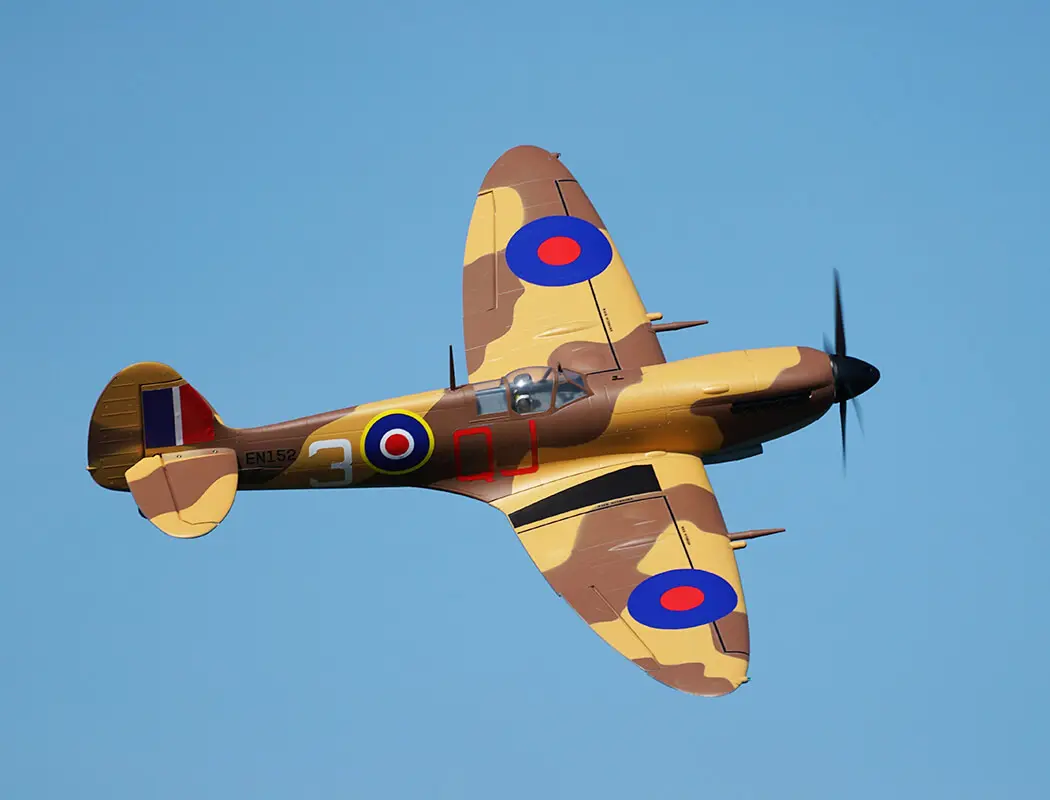 Xfly Supermarine Spitfire Mkix Brown 1200mm Without Tx/Rx/Batt – RC Planes