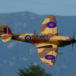 Xfly Supermarine Spitfire Mkix Brown 1200mm Without Tx/Rx/Batt – RC Planes