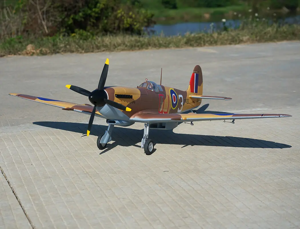 Xfly Supermarine Spitfire Mkix Brown 1200mm Without Tx/Rx/Batt – RC Planes