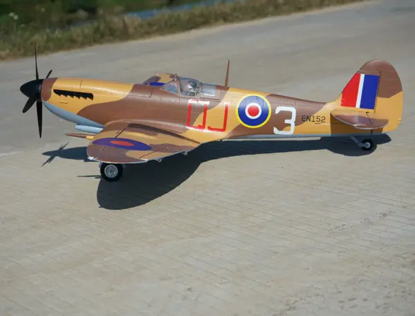 Xfly Supermarine Spitfire Mkix Brown 1200mm Without Tx/Rx/Batt – view 8