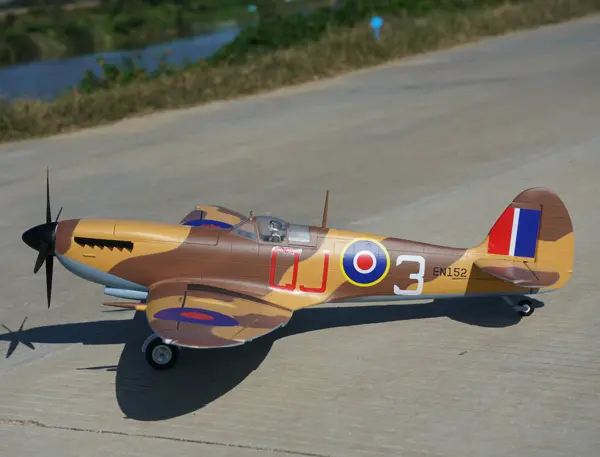 Xfly Supermarine Spitfire Mkix Brown 1200mm Without Tx/Rx/Batt – view 10