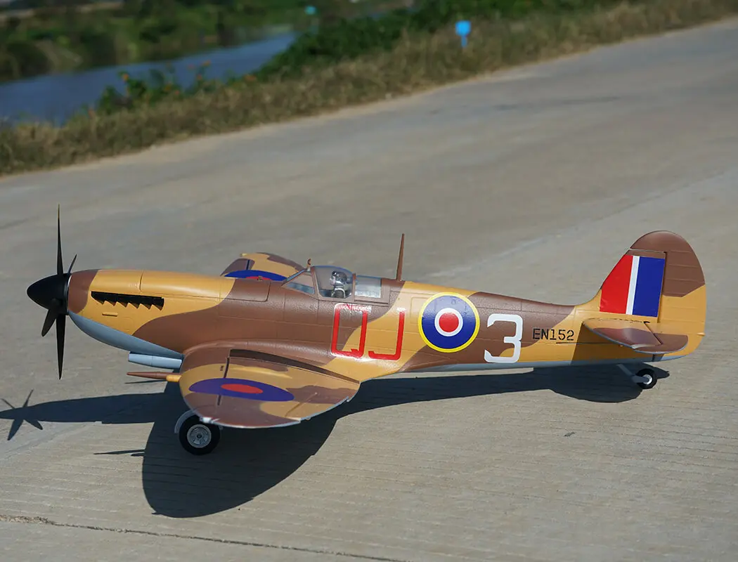Xfly Supermarine Spitfire Mkix Brown 1200mm Without Tx/Rx/Batt – RC Planes