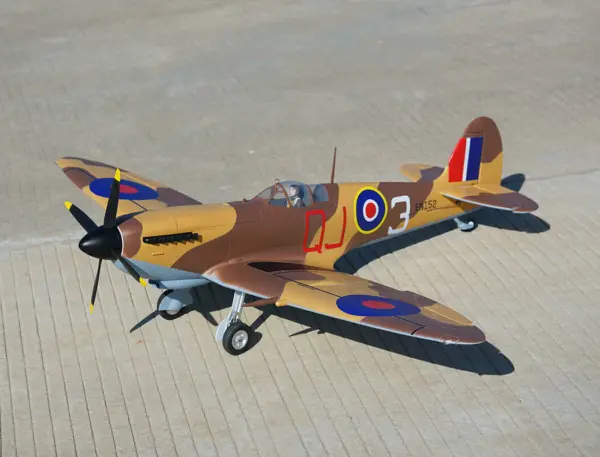 Xfly Supermarine Spitfire Mkix Brown 1200mm Without Tx/Rx/Batt – view 12
