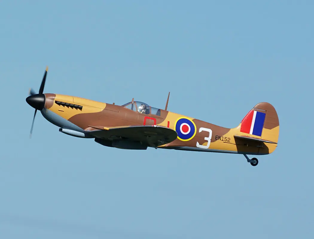 Xfly Supermarine Spitfire Mkix Brown 1200mm Without Tx/Rx/Batt – RC Planes