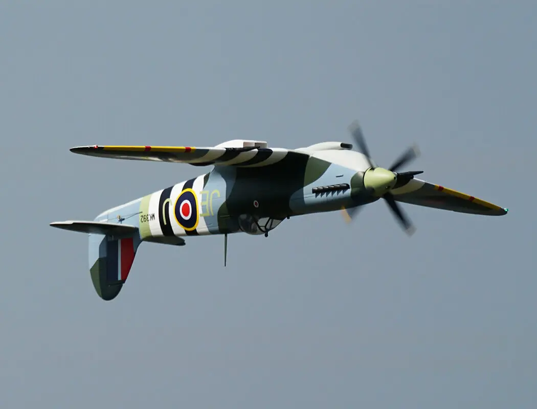 Xfly Supermarine Spitfire Mkix Green 1200mm No Landing Gear Without Tx/Rx/Bat – RC Planes