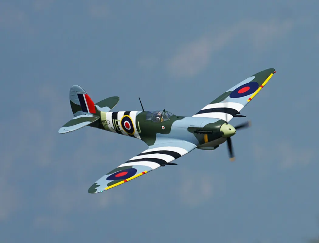 Xfly Supermarine Spitfire Mkix Green 1200mm No Landing Gear Without Tx/Rx/Bat – RC Planes