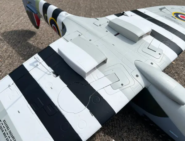 Xfly Supermarine Spitfire Mkix Green 1200mm No Landing Gear Without Tx/Rx/Bat – view 11