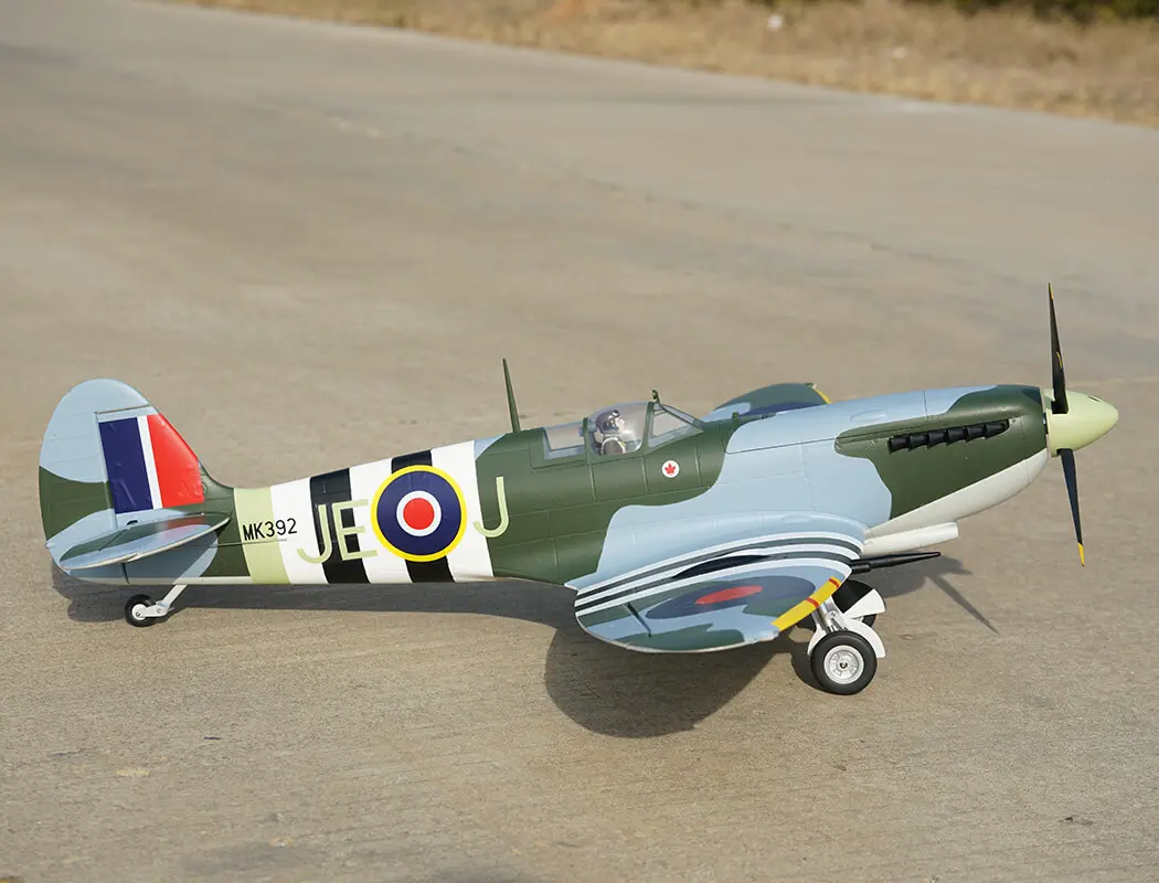 Xfly Supermarine Spitfire Mkix Green 1200mm Without Tx/Rx/Batt – RC Planes