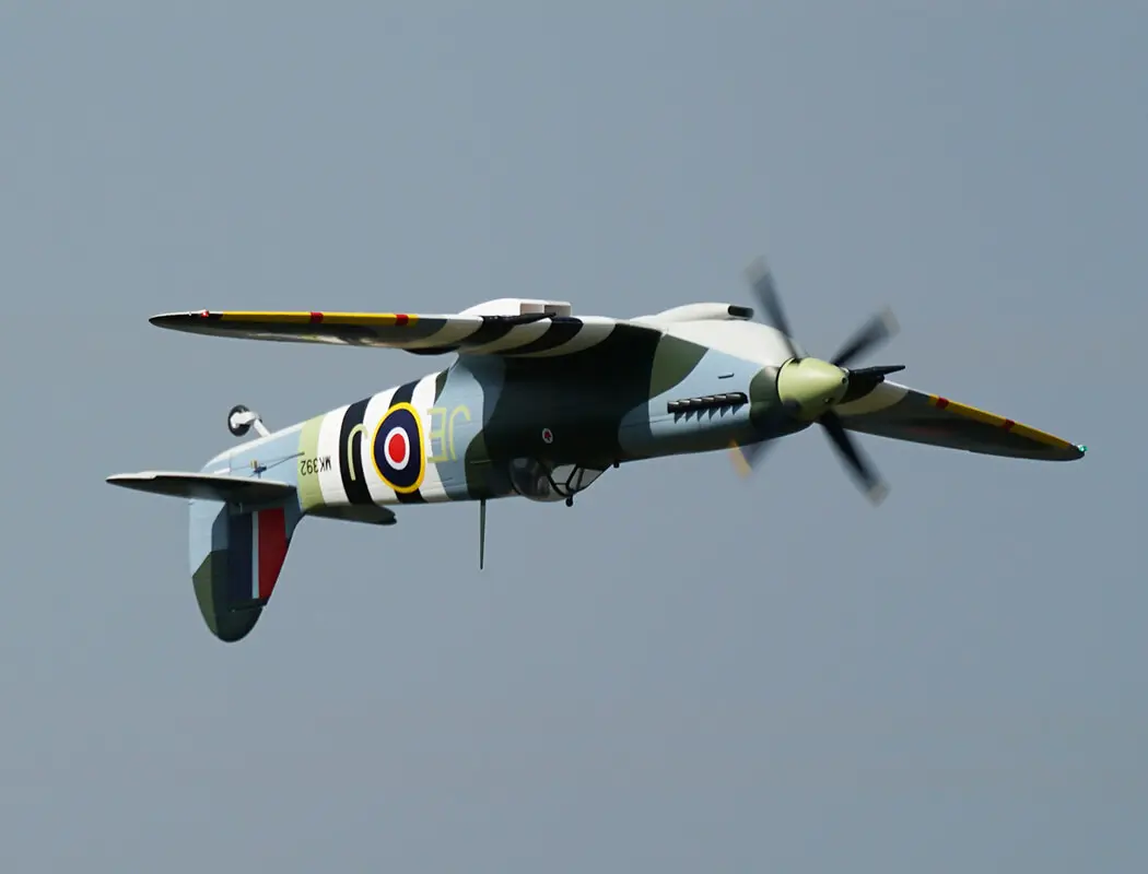Xfly Supermarine Spitfire Mkix Green 1200mm Without Tx/Rx/Batt – RC Planes