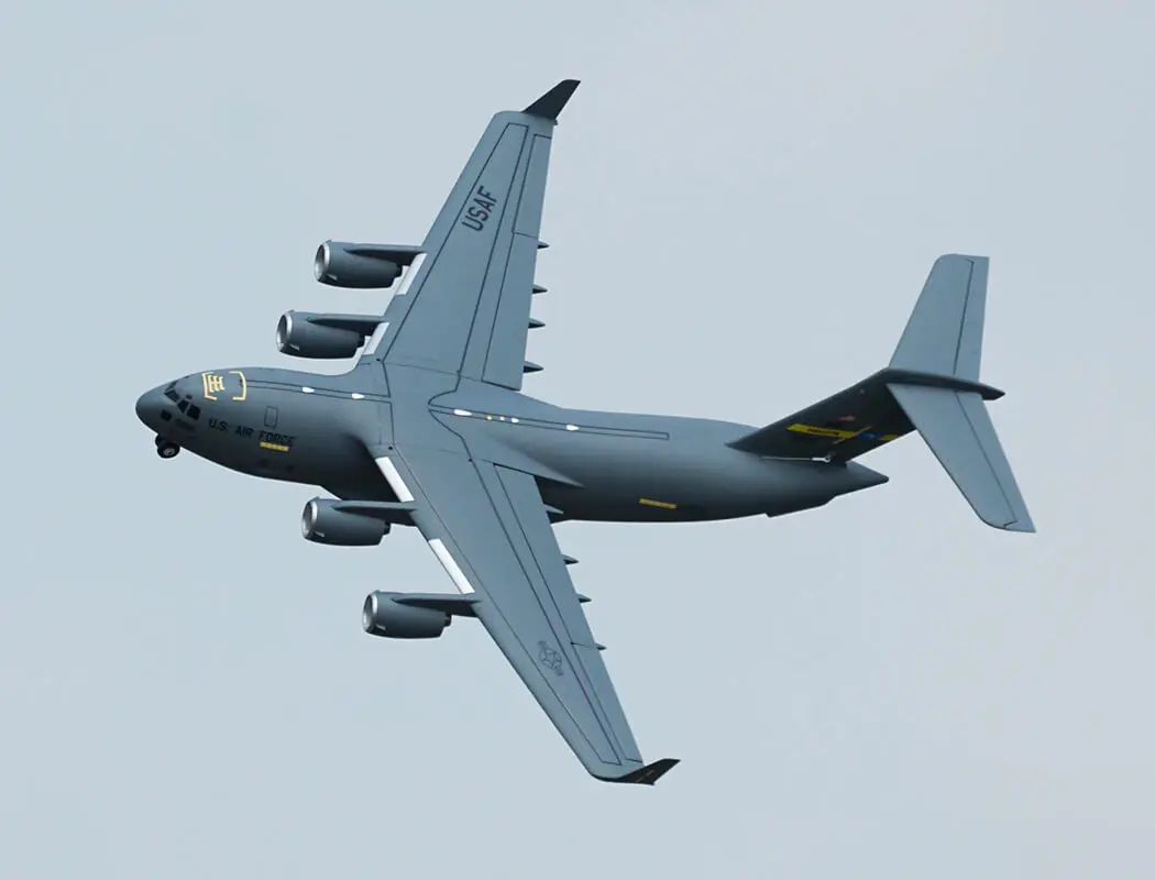 Xfly Quad 40mm Edf Globemaster C-17 1200mm W/O Tx/Rx/Batt – RC Planes