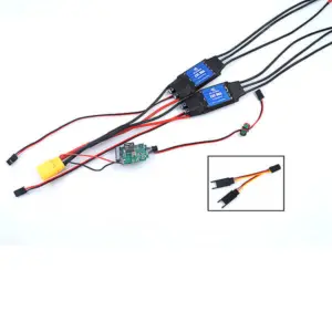 Xfly Twin 60a Esc With 8a Bec – RC Planes