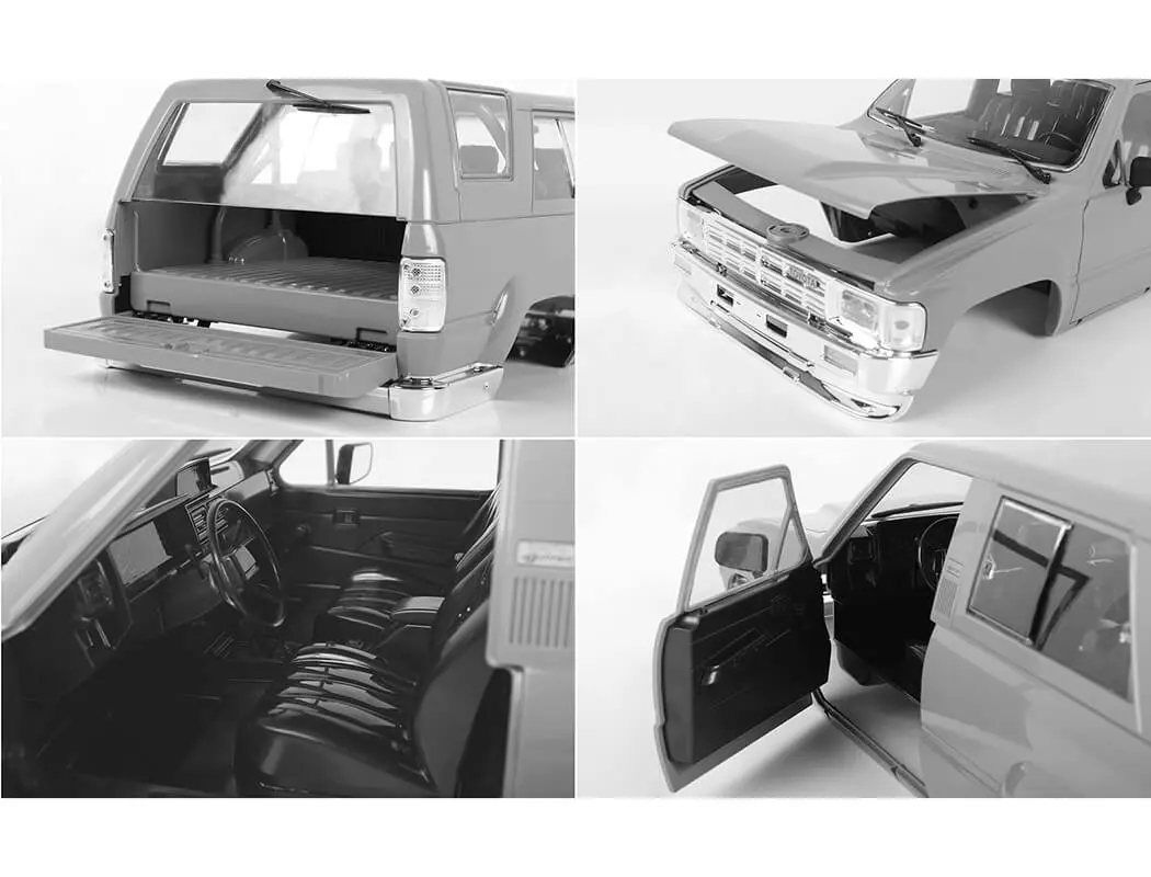 Rc4wd 1985 Toyota 4runner Hard Body Complete Set – RC car body shells