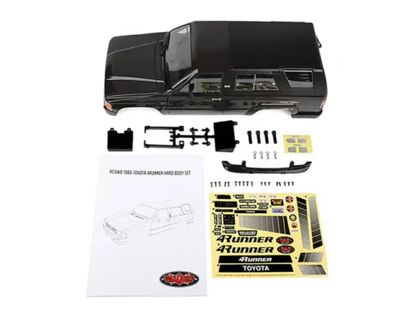 Rc4wd 1985 Toyota 4runner Hard Body Complete Set (Black) – view 3