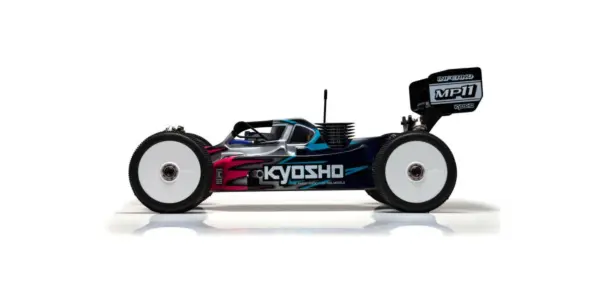 Kyosho Inferno MP11 1:8 4WD RC Nitro Buggy Kit - Bundle wheels, engine & servo package – RC Nitro Car – view 46