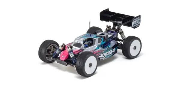 Kyosho Inferno MP11 1:8 4WD RC Nitro Buggy Kit - Bundle wheels, engine & servo package – RC Nitro Car – view 3