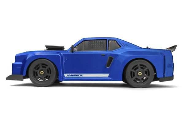 Maverick Rc Quantumr Flux 4s 1/8 4wd Muscle Car - Blue – RC Drift Car – view 3