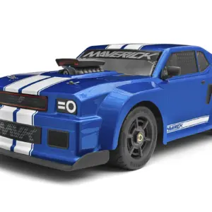 Maverick Rc Quantumr Flux 4s 1/8 4wd Muscle Car - Blue