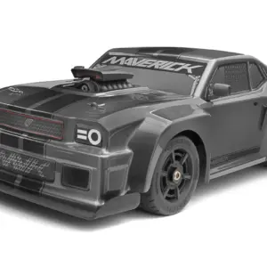 Maverick Rc Quantumr Flux 4s 1/8 4wd Muscle Car - Grey