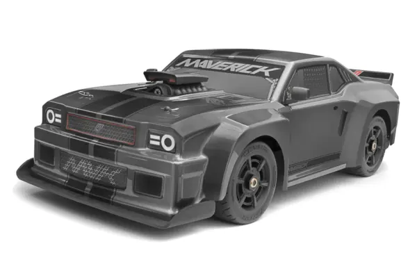 Maverick Rc Quantumr Flux 4s 1/8 4wd Muscle Car - Grey – RC Drift Car – view 6