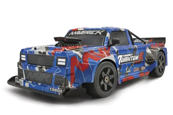 Maverick Rc Quantumr Flux 4s 1/8 4wd Race Truck - Blue/Red – RC Car – view 6