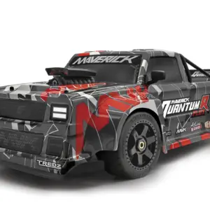 Maverick Rc Quantumr Flux 4s 1/8 4wd Muscle Car - Black/Red