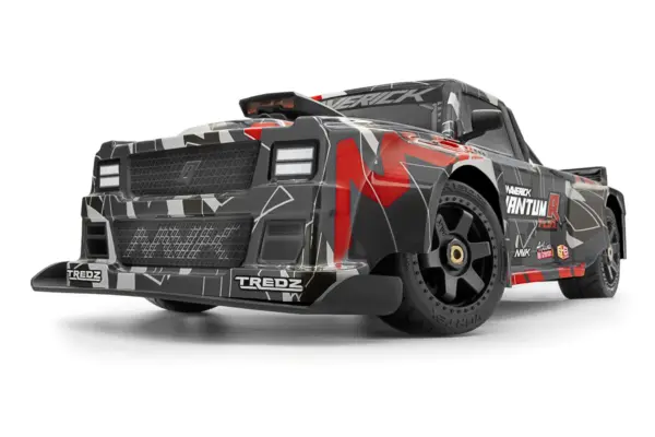 Maverick Rc Quantumr Flux 4s 1/8 4wd Race Truck - Grey/Red – RC Drift Car – view 8