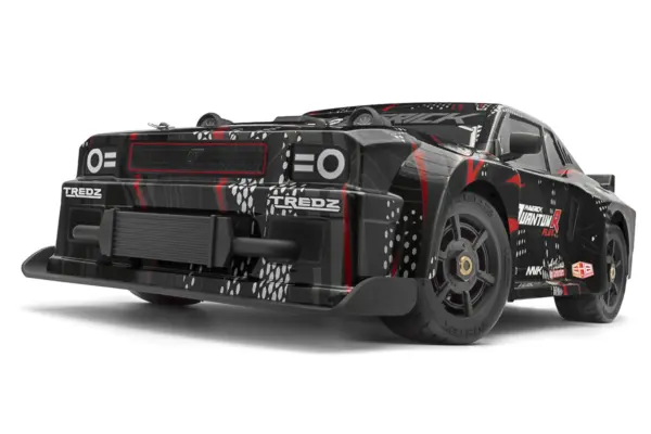 Maverick Rc Quantumr Flux 4s 1/8 4wd Muscle Car - Black/Red – RC Drift Car – view 8