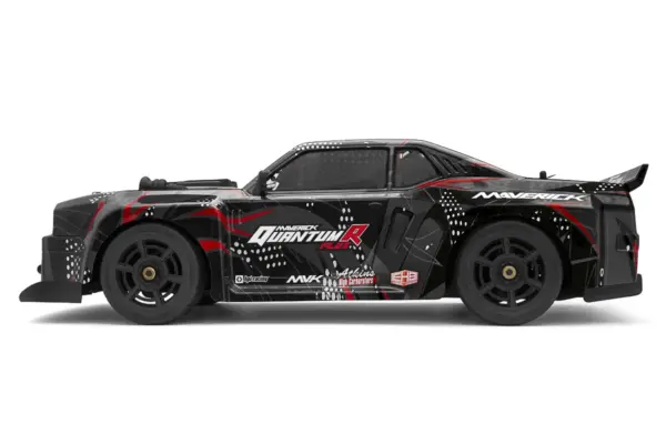 Maverick Rc Quantumr Flux 4s 1/8 4wd Muscle Car - Black/Red – RC Drift Car – view 9