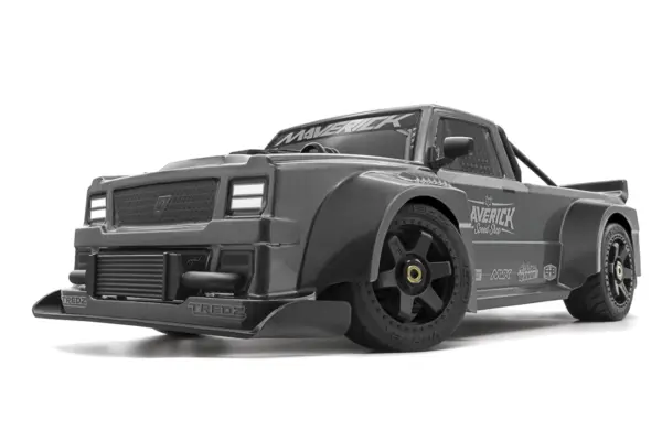 Maverick Rc Quantumr Flux 4s 1/8 4wd Race Truck - Grey – RC Drift Car – view 8