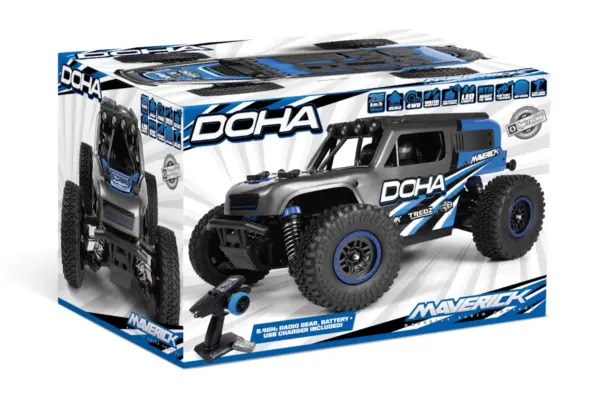 Maverick Rc Maverick Doha 1/20 4wd Electric Truck - Blue – view 7