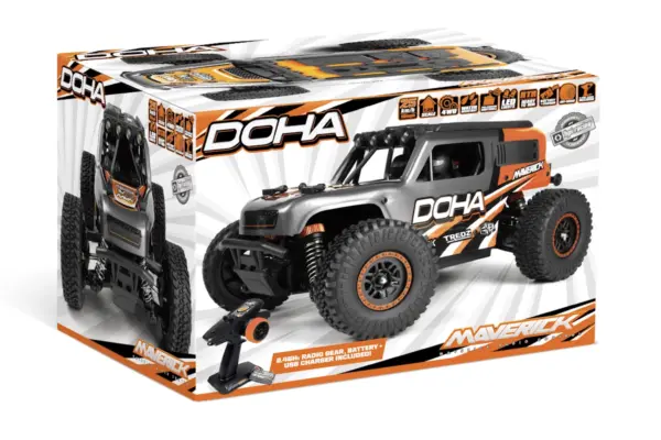 Maverick Rc Maverick Doha 1/20 4wd Electric Truck - Orange – view 7