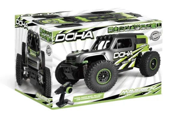 Maverick Rc Maverick Doha 1/20 4wd Electric Truck - Green – view 4