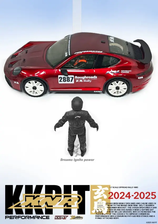 1/7 SCALE XNR RALLY CAR CS081 Dakar ARR (KRL CHASSIS) – RC Car Kit – view 2