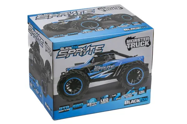 Blackzon Spryte Mt 1/20 4wd Electric Monster Truck - Blue – RC Buggy – view 5