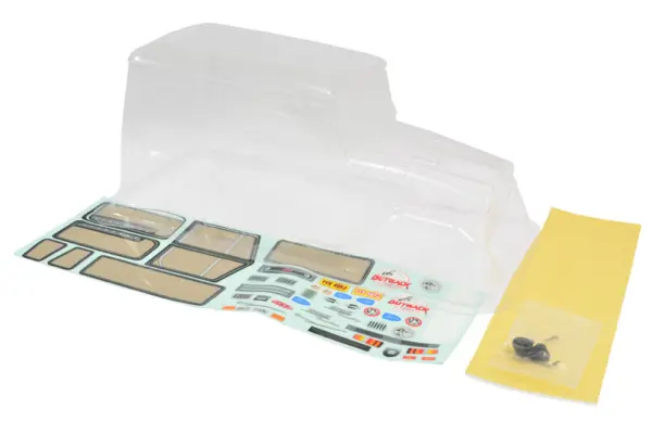 FTX Outback Tundra Clear Lexan Bodyshell W/Mask & Decals – view 2