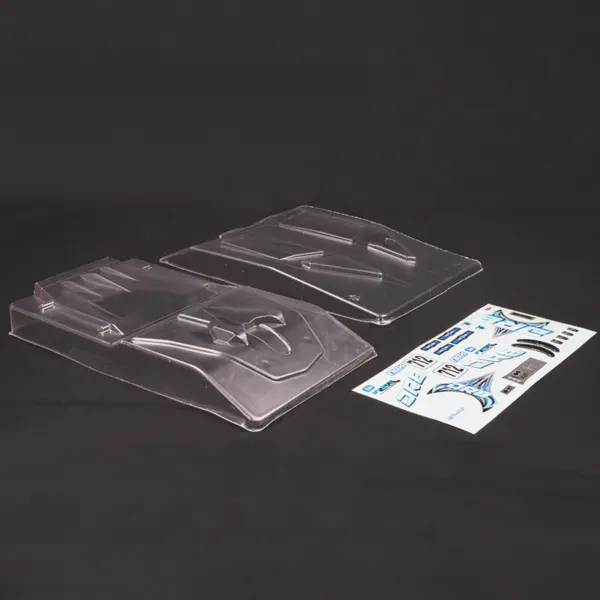 FTX Dr8 Clear Bodyshell and Blue Decal