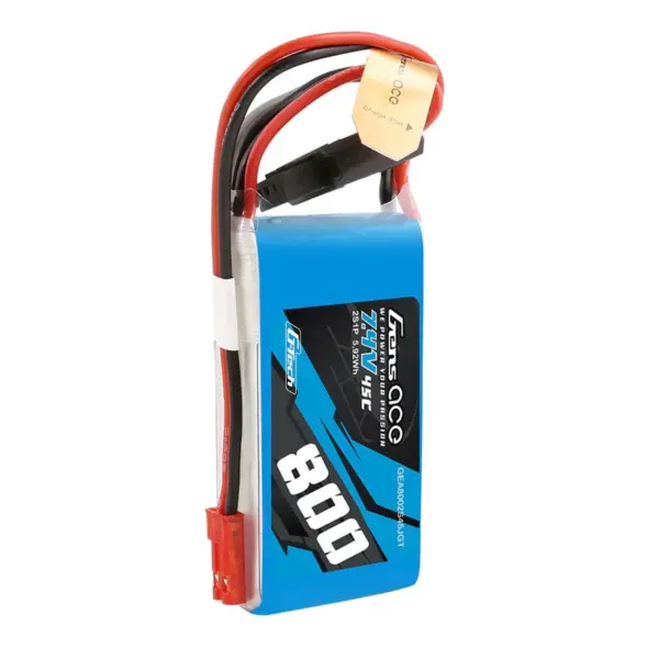 Gensace Soaring Lipo 2s 7.4v-800-45c (Jst) 55x30x16mm 50g – view 3