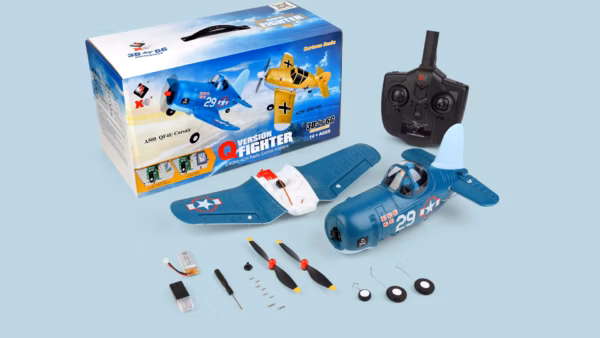XKS A500 Q-Version F4U Corsair ? 4CH RC Airplane with 3D/6G Gyro – view 4