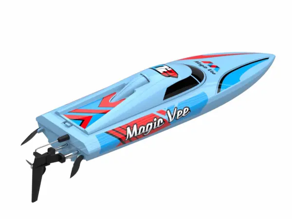 Joysway Magic Vee V6 Electric Abs 270mm Brushed 2.4g RTR Boat – RC Speed Boat – view 2