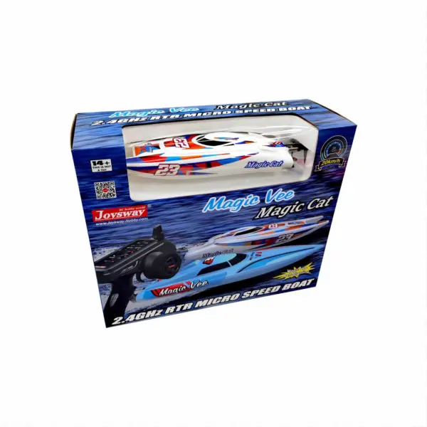 Joysway Magic Cat V6 Electric Abs 265mm Brushed 2.4g RTR Boat – RC Speed Boat – view 6