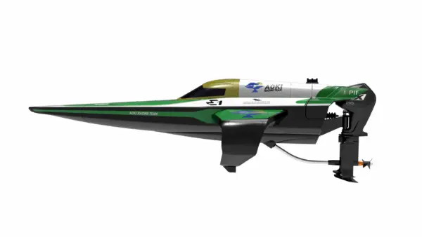 Joysway E1 Racebird 1:14 545mm RTR Hydrofoil Boat Team Aoki – RC Speed Boat – view 2