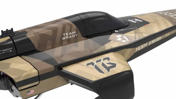 Joysway E1 Racebird 1:14 545mm RTR Hydrofoil Boat Team Brady – RC Speed Boat – view 10